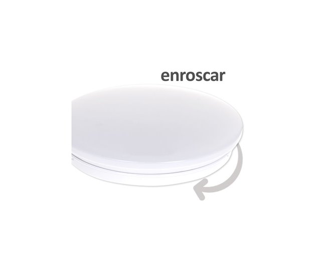 Conforama Plafon Acrilico Color Blanco Serie Drift 25cm