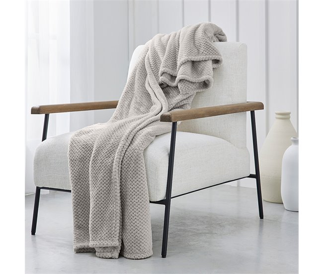 Conforama Plaid Tacto Seda M/Luxury Puntos 150x200cm Elige El Color Que Mas Se Adapte A Tus Necesidades