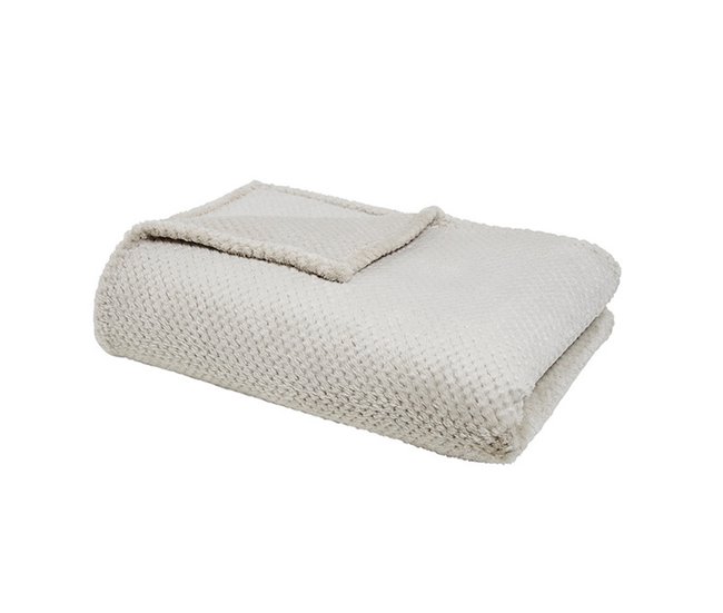 Conforama Plaid tacto seda M/Luxury Puntos 150x200cm Elige el color que mas se adapte a tus necesidades