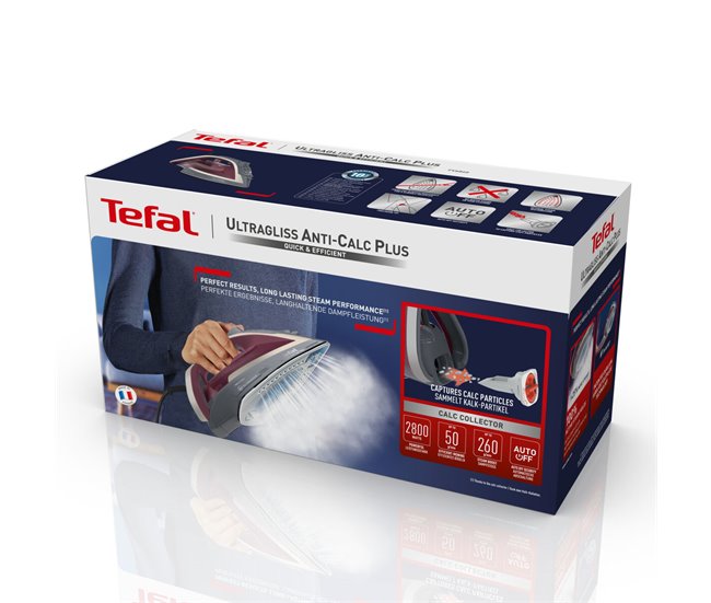 Conforama Plancha De Vapor Tefal Ultragliss Anti-Calc Plus FV6840E0 2800 W