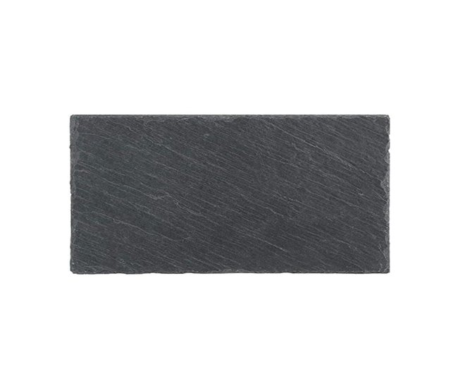 Conforama Plato Llano Secret de Gourmet Negro Pizarra (32 x 24 cm)