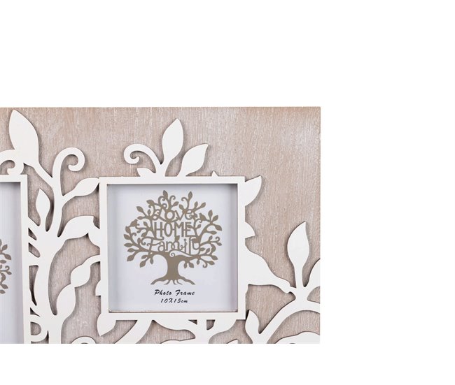 Conforama Portafotos Arbol Natural Blanco 36x2x41 Cm