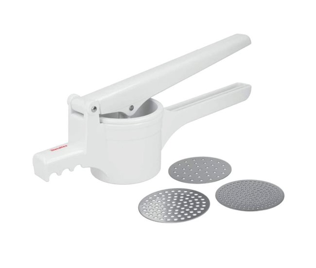 Conforama Prensador de Patatas Metaltex Acero Inoxidable 3 niveles (36 cm)
