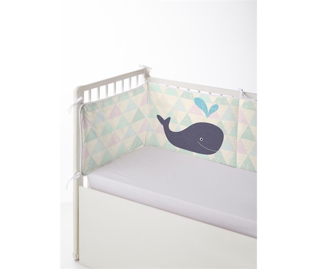 Conforama PROTECTOR DE CUNA/MAXICUNA ADRIAN Fabricado Con 100% Algodón 60x60 Cm