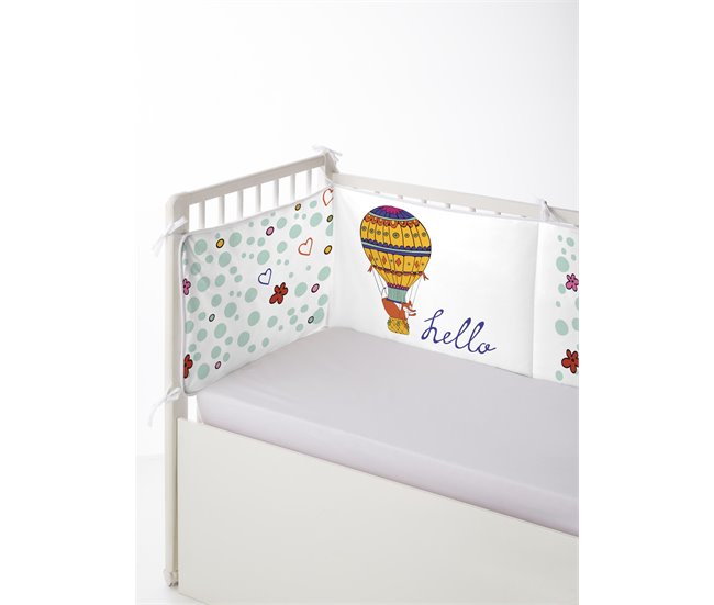 Conforama PROTECTOR DE CUNA/MAXICUNA FELIPE Fabricado con 100% algodón 60x60 cm