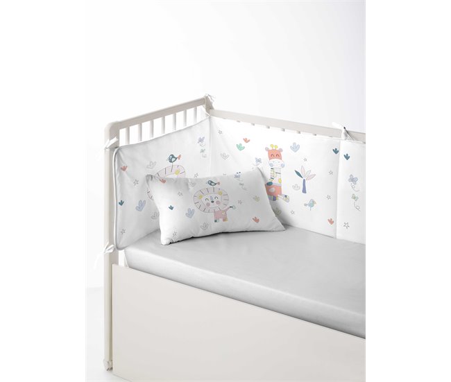 Conforama PROTECTOR DE CUNA/MAXICUNA JUNGLA Fabricado Con 100% Algodón 60x60 Cm