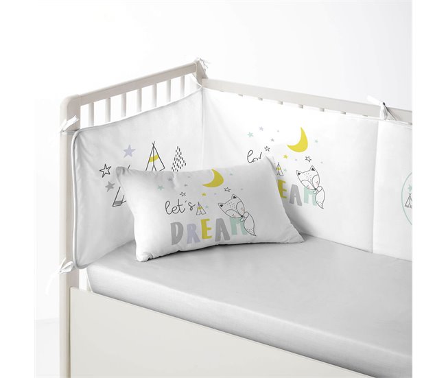Conforama PROTECTOR DE CUNA/MAXICUNA LETS DREAM Fabricado Con 100% Algodón 60x60 Cm