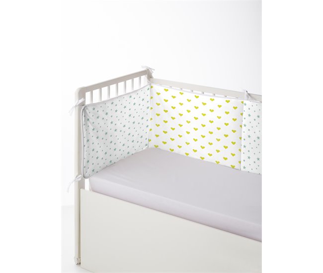 Conforama PROTECTOR DE CUNA/MAXICUNA SILVINA Fabricado con 100% algodón 60x60 cm