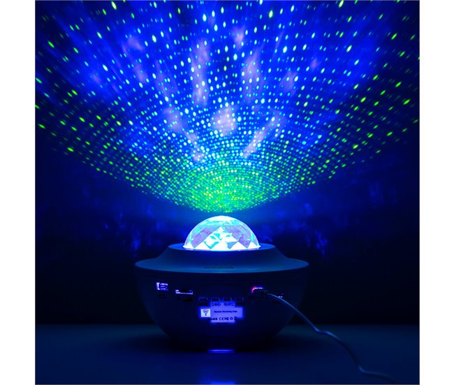 Conforama Proyector De Estrellas LED Y Láser Con Altavoz Sedlay InnovaGoods