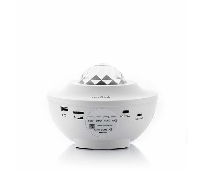 Conforama Proyector de Estrellas LED y Láser con Altavoz Sedlay InnovaGoods