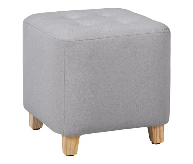 Conforama Puff CHARME 35x35cm Tejido Algodón Surtido