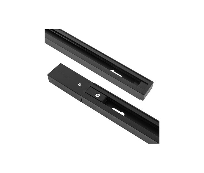 Conforama rail para foco metal color negro serie ayrton 200cm