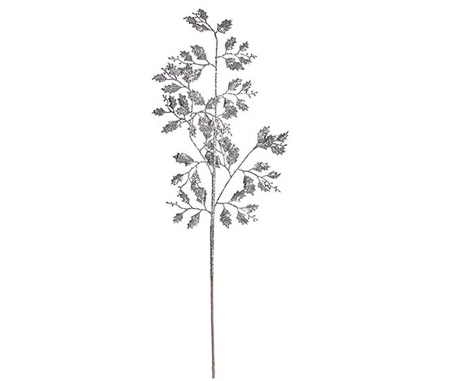 Conforama Rama Purpurina Plateado Metal Plástico 41 X 75 X 2 5 Cm (12 Unidades)