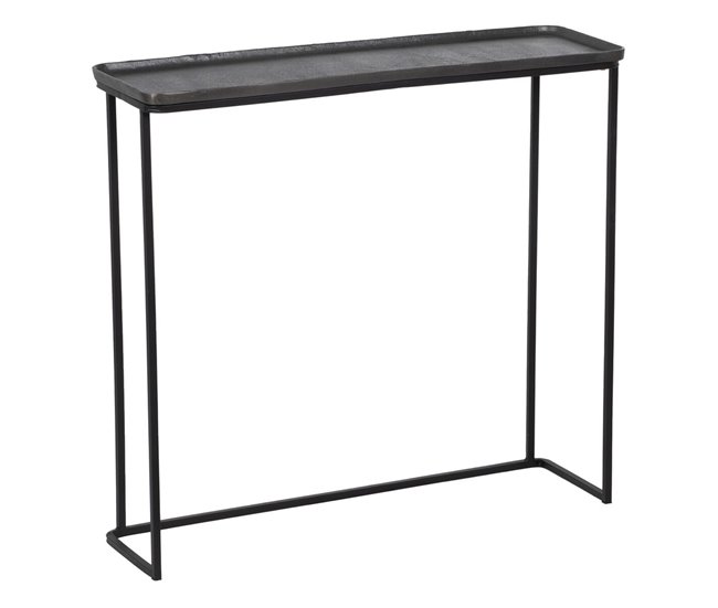 Conforama Recibidor 84 X 26 X 78 Cm Negro Gris Metal (2 Unidades)