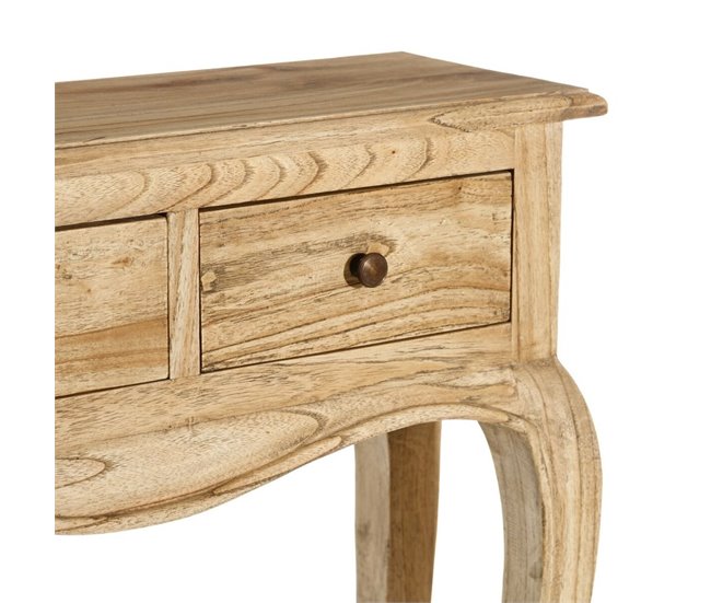 Conforama Recibidor 85 X 23 X 80 Cm Natural Madera De Mindi