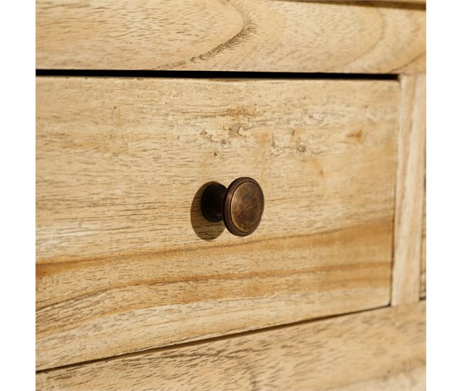 Conforama Recibidor 85 X 23 X 80 Cm Natural Madera De Mindi