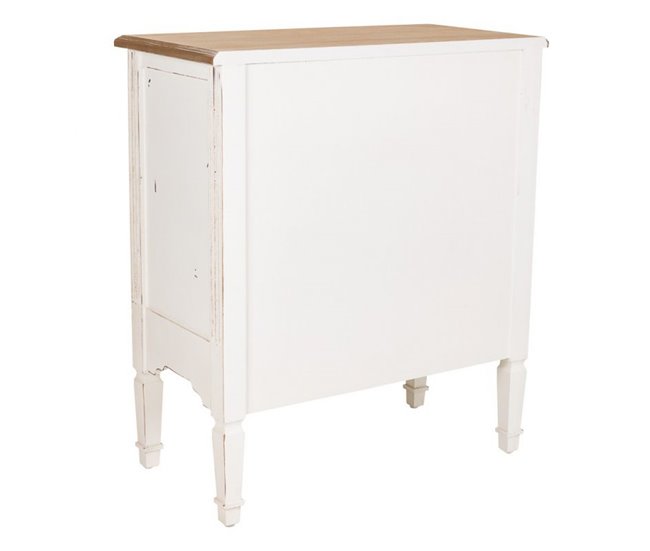 Conforama Recibidor De Madera De 3 Cajones Y 1 Puerta De 70x36x80 Cm