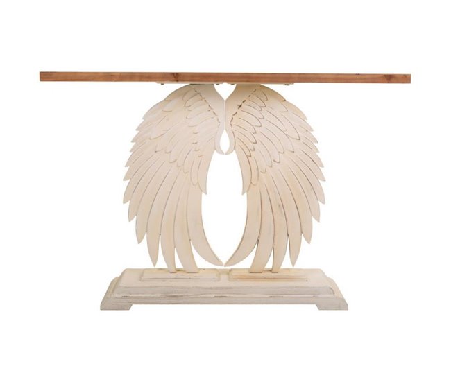 Conforama Recibidor De Madera Tallada 150x40x101h Cm