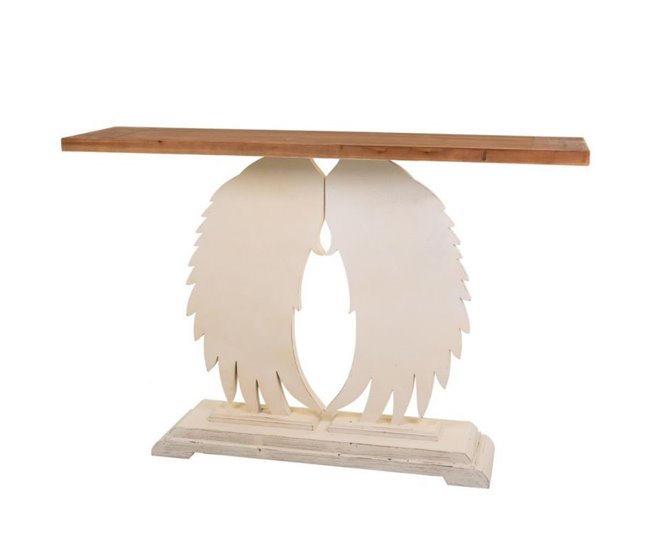 Conforama Recibidor De Madera Tallada 150x40x101h Cm