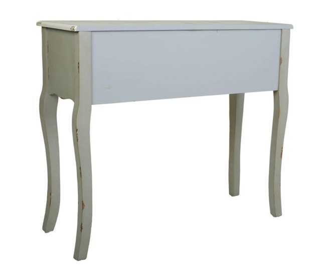 Conforama Recibidor De Madera Y Rejilla Bambú 77x33x90 Cm