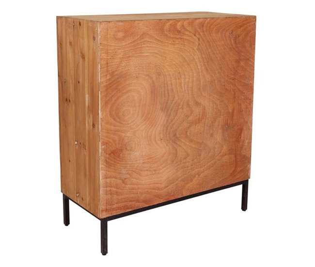Conforama Recibidor En Madera Y Metal 91x80x36.5 Cm