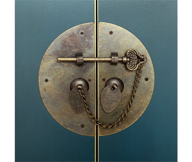 Conforama Recibidor ORIENTE 63 X 26 X 80 Cm Azul DMF