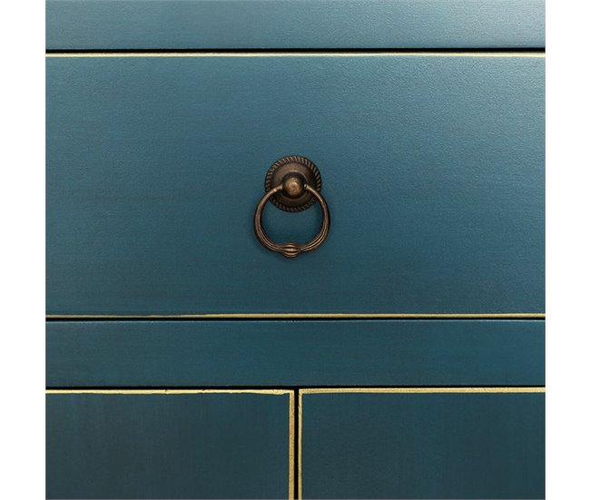 Conforama Recibidor ORIENTE 63 X 26 X 80 Cm Azul DMF