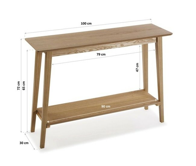 Conforama Recibidor Versa Agnes Madera 30 X 72 X 100 Cm