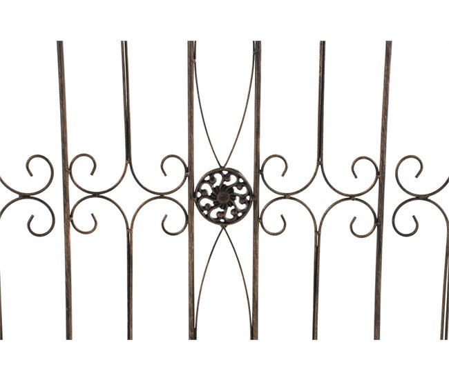 Conforama Reja De Jardín Mangold En Metal Bronce 1X124X116 Cm