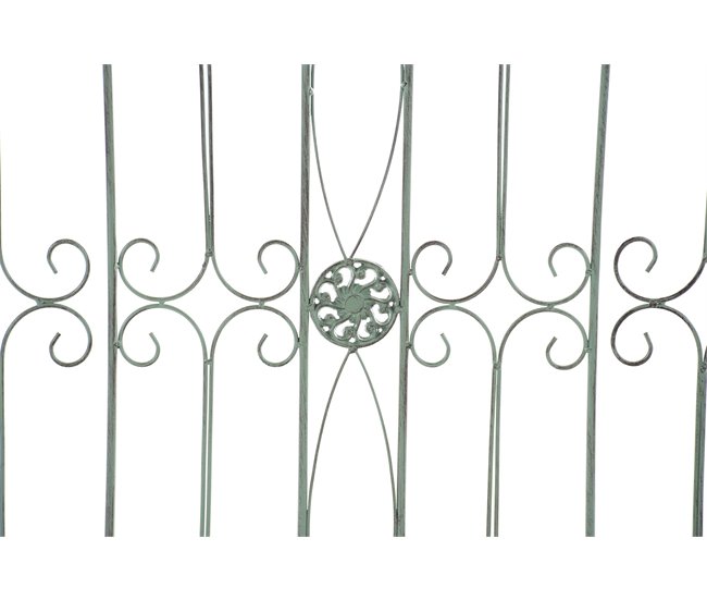 Conforama Reja De Jardín Mangold En Metal Verde Antiguo 1X124X116 Cm