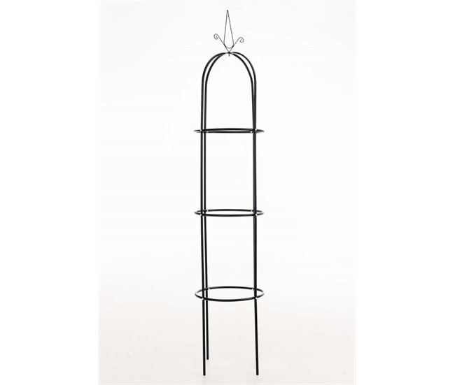 Conforama Reja Para Plantas Trepadoras Romantika Metal Negro Ø 38 Cm