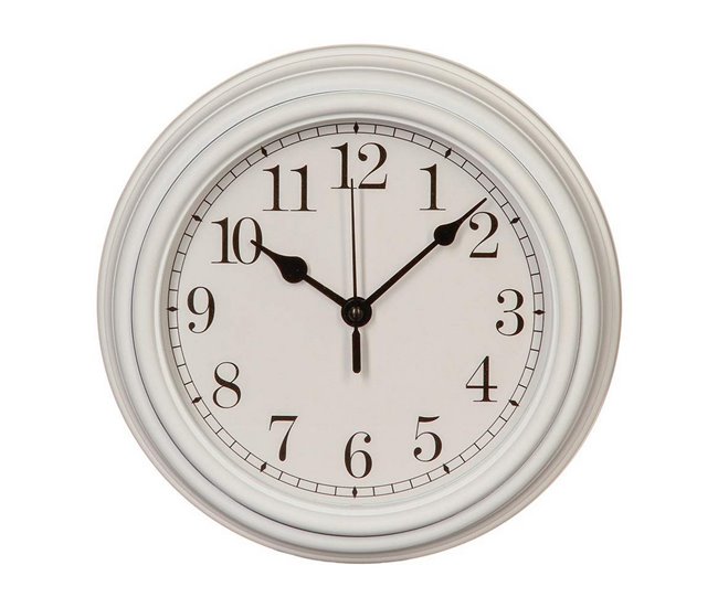 Conforama Reloj De Pared Atmosphera Retro Multicolor Ø 22 Cm Polipropileno