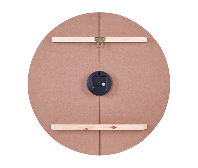 Conforama Reloj De Pared En Madera Clara ø 60 Cm CABIC