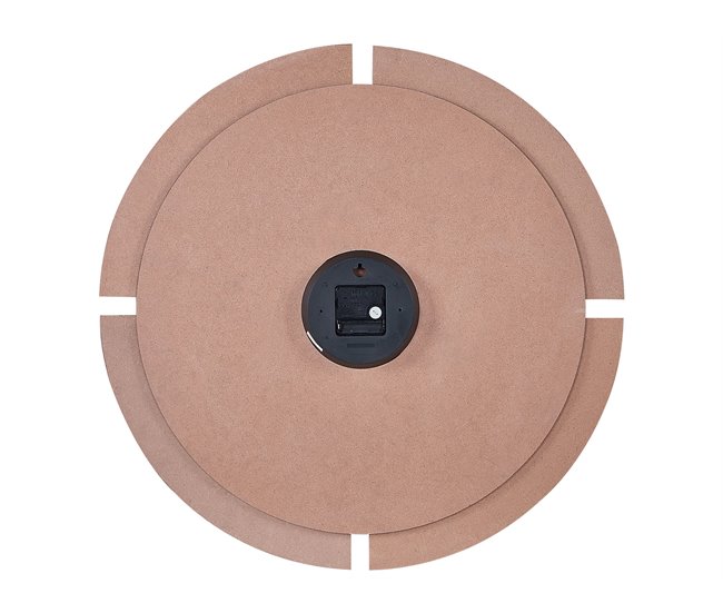 Conforama Reloj De Pared En Madera Clara Y Negro ø 60 Cm ARAMON