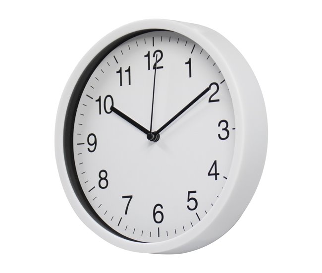 Conforama Reloj De Pared GAIA Blanco 20cm Marca CONFORAMA