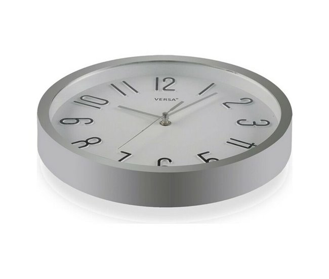 Conforama Reloj De Pared Versa M292451 Plástico Fusion 4 6 X 30 X 30 Cm
