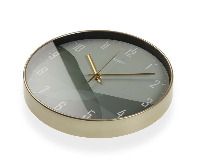 Conforama Reloj De Pared Versa Oscuro Plástico (4 3 X 30 5 X 30 5 Cm)