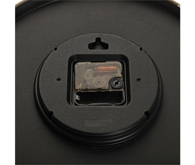 Conforama Reloj De Pared Versa Oscuro Plástico (4 3 X 30 5 X 30 5 Cm)