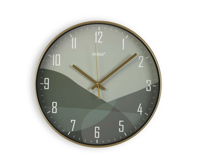 Conforama Reloj de Pared Versa Oscuro Plástico (4 3 x 30 5 x 30 5 cm)