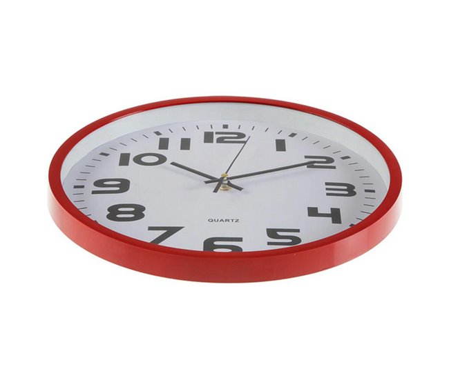Conforama Reloj De Pared Versa Plástico (4 2 X 30 5 X 30 5 Cm)