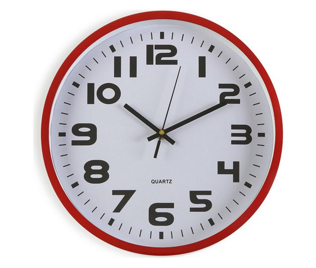 Conforama Reloj de Pared Versa Plástico (4 2 x 30 5 x 30 5 cm)