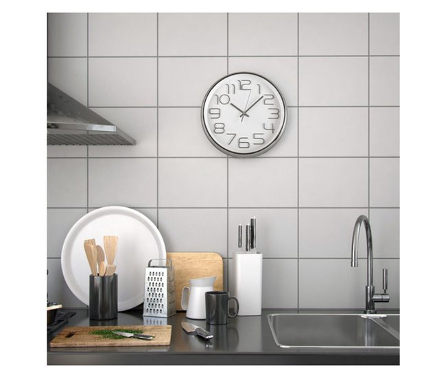 Conforama Reloj De Pared Versa Plástico (4 5 X 30 X 30 Cm)
