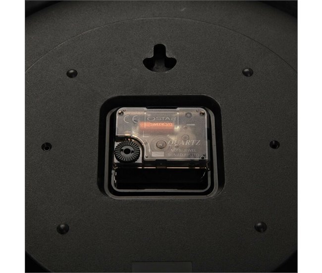 Conforama Reloj De Pared Versa Plateado Metal Aluminio Cuarzo 4 1 X 30 5 X 30 5 Cm