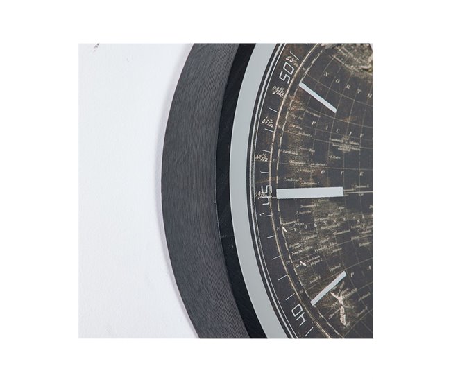 Conforama Reloj Presume De Casa John48*48*8marróncristal Y Mdf