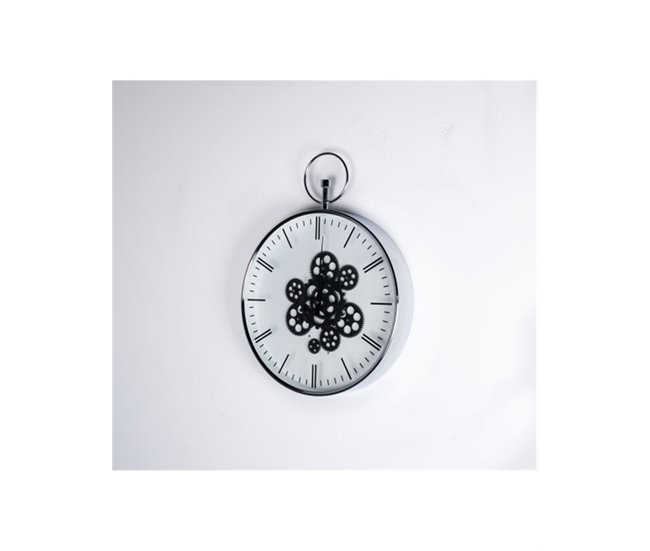 Conforama Reloj Presume De Casa Jolie40*52*7blanco/plateado/negrometal