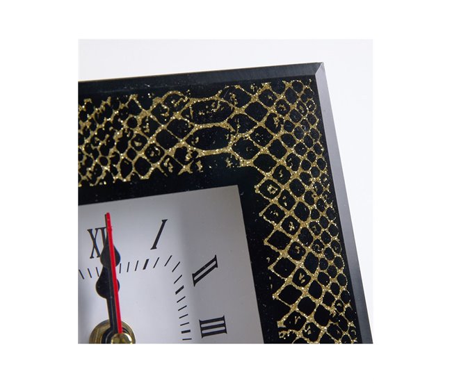 Conforama Reloj Presume De Casa Marcia 15*15*4 Negro/dorado Cristal
