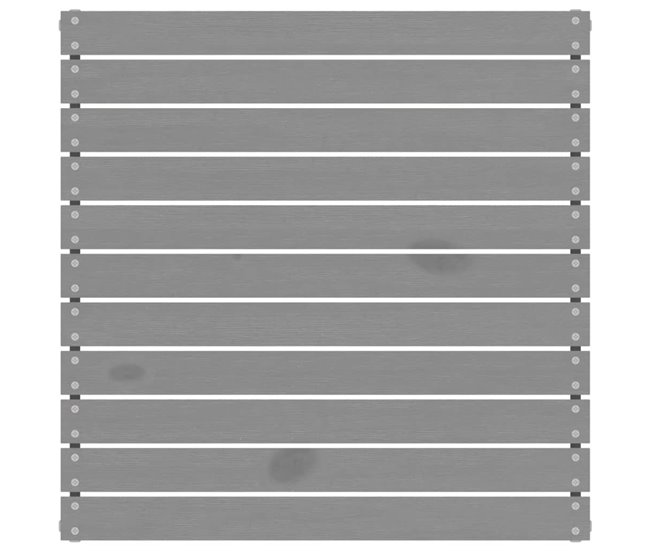 Conforama Reposapiés De Jardín De Madera Maciza De Pino Gris VidaXL