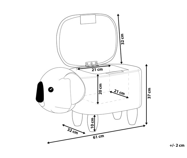 Conforama Reposapiés De Terciopelo Gris Claro/madera Clara COALA