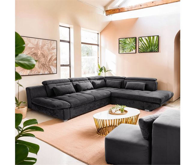 Conforama Rinconera Convertible En Cama ETERNITY Derecho Antracita