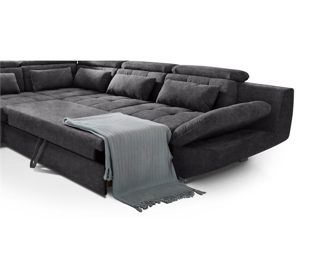 Conforama Rinconera Convertible En Cama ETERNITY Izquierdo Antracita